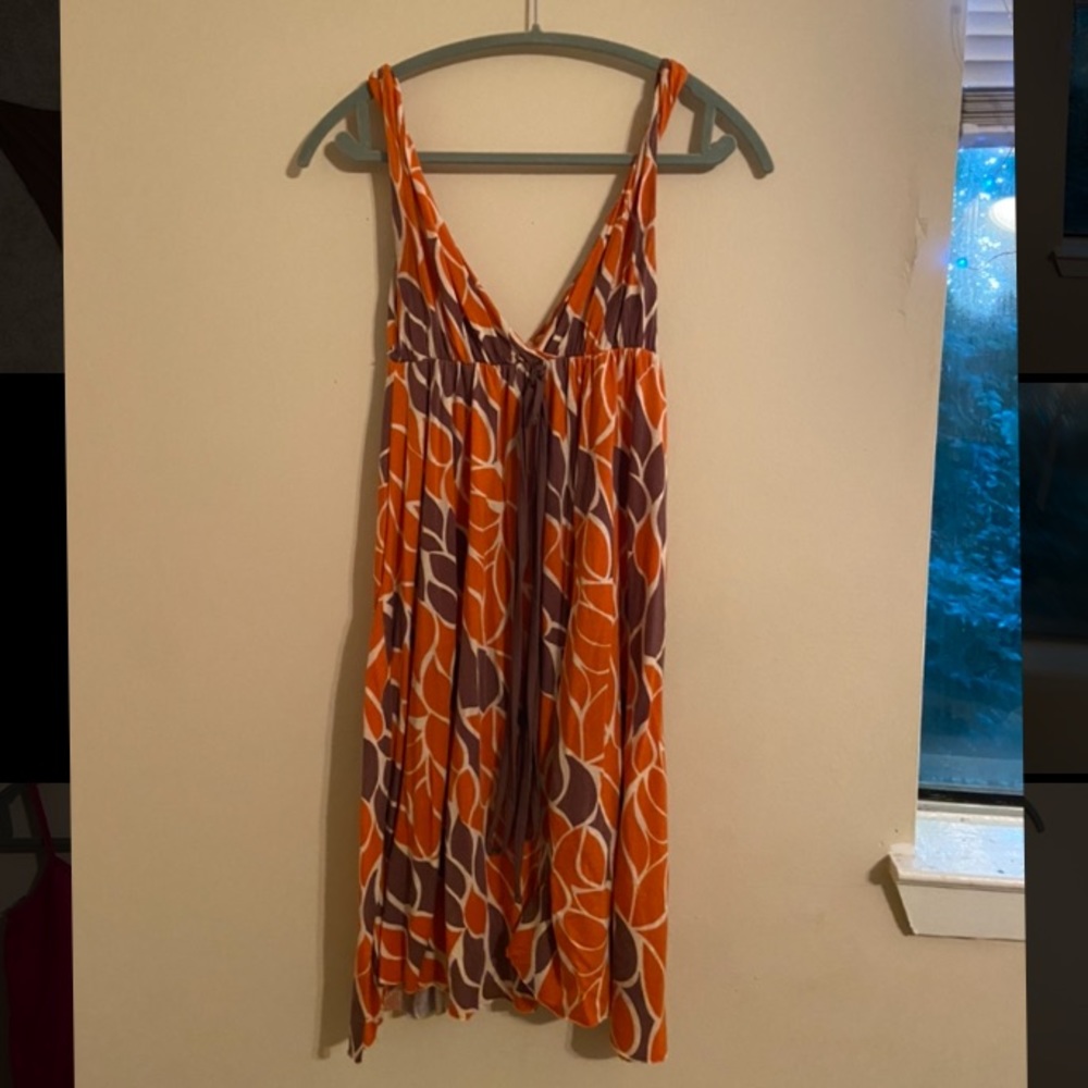 Patterned Flowy Sun Dress